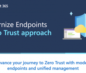 Modernize Endpoints A Zero Trust approach