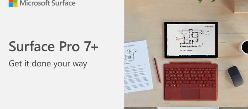 Meet Microsoft Surface Pro 7+. It’s all about adaptability.