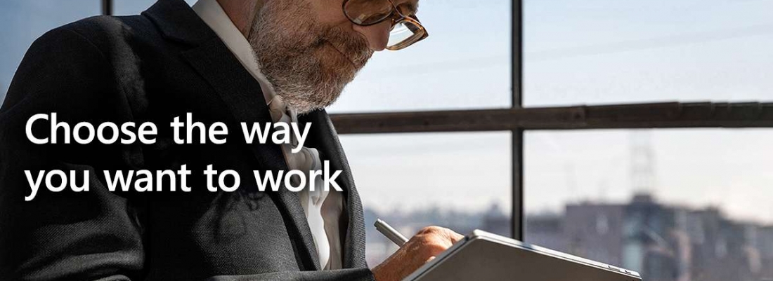 Choose the way you want to work with Microsoft Surface