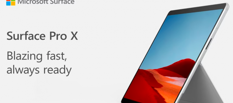 Blazing-fast, always-ready Surface Pro X
